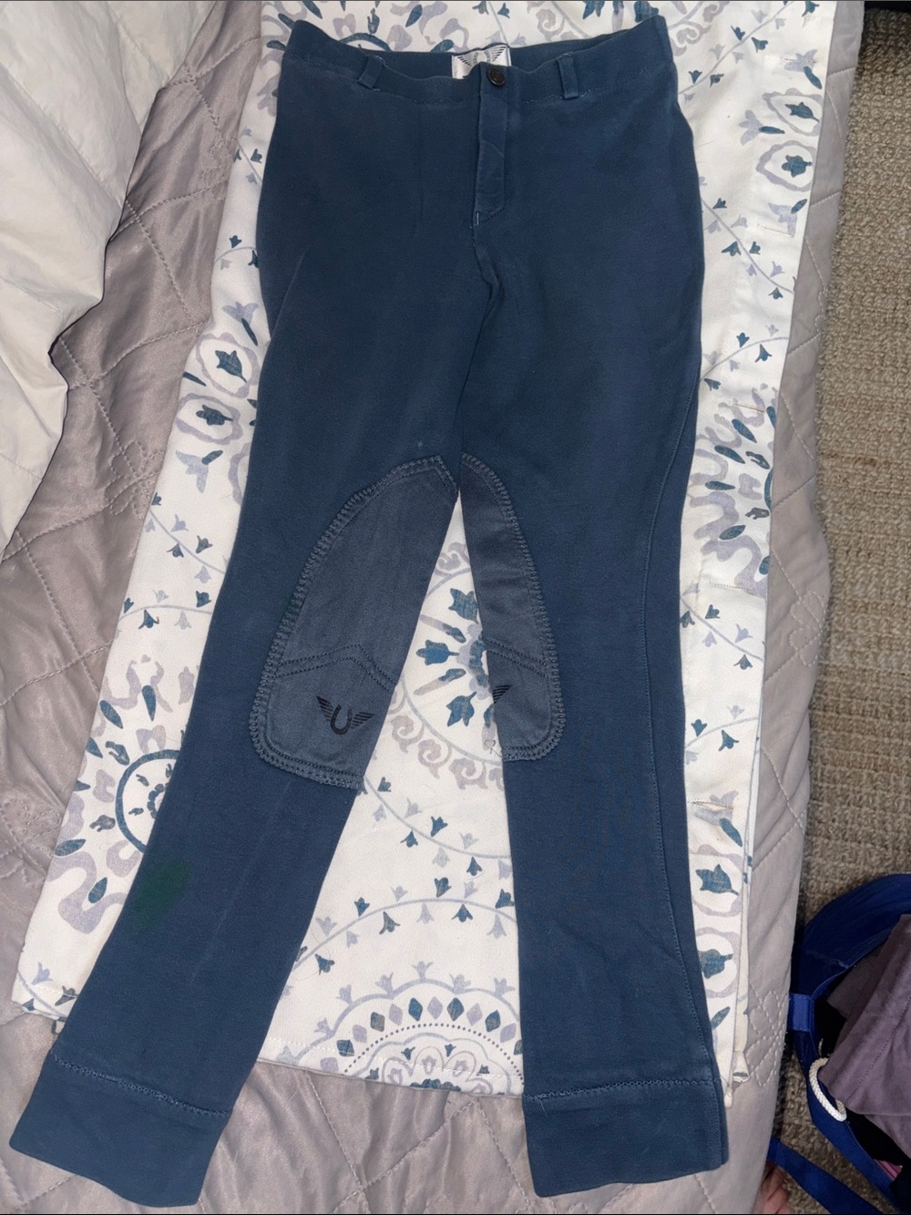 Tuff Rider Kids Navy Riding Breeches sz